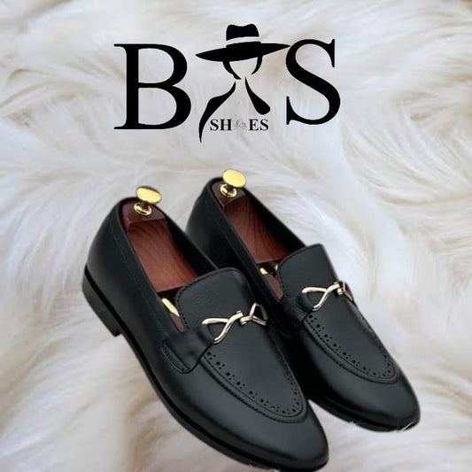 Windsor Black Formal Loafers – Elegant & Timeless Footwear