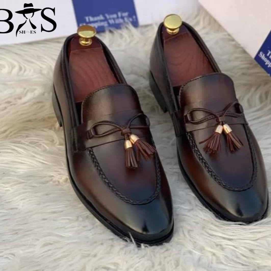 Windsor Brown Formal Loafers - Elegant & Timeless Footwear