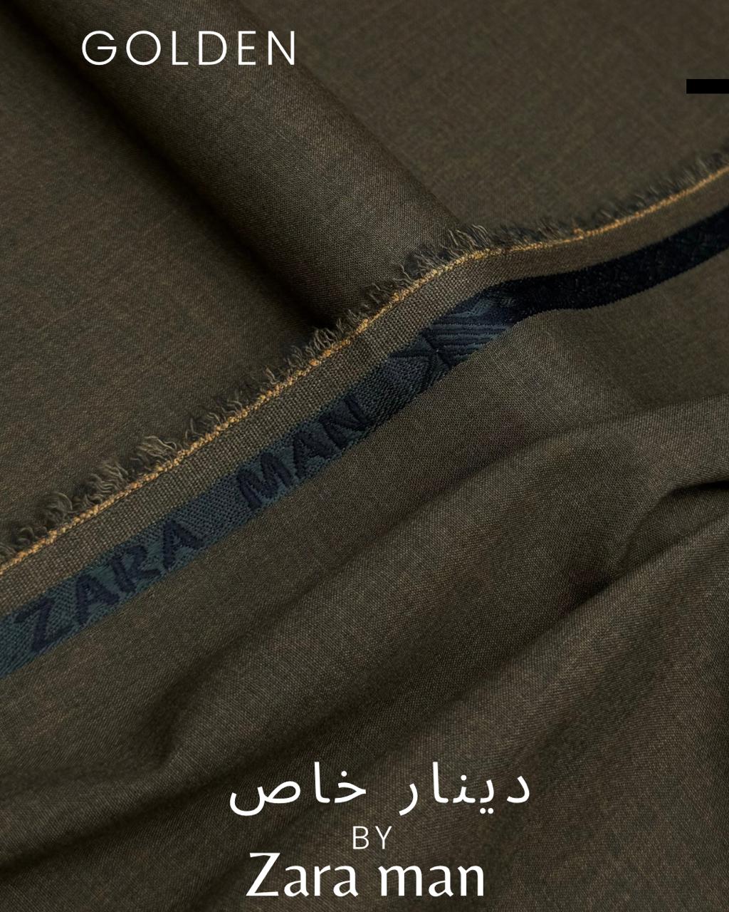 Zara Man Dinaar e Khas Golden Men's Suit